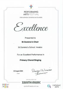 Congratulations to our Amazing School Choir!