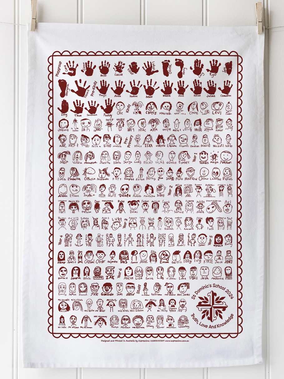 St Dominic's Limited Edition 2024 Tea Towel