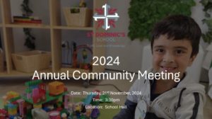 2024 Annual Catholic School Advisory Council/ Parents & Friends Community Meeting Invitation and 2025 Catholic School Advisory Council Nomination Form